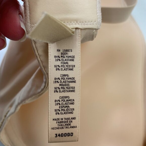 Skims Weightless Scoop Bra in Limited Edition Sand Beige Size 34DDDD - Picture 6 of 7